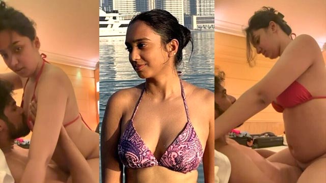 Sexy Indian Babe Riding & Public Dare With Boyfriend